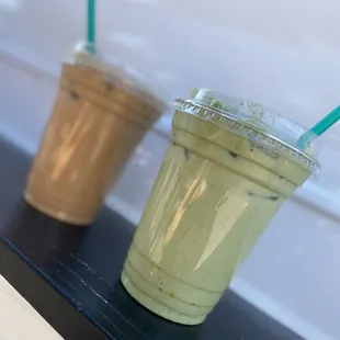Sfv matcha and latte