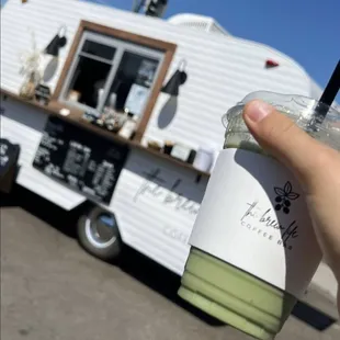 Coffee bar trailer