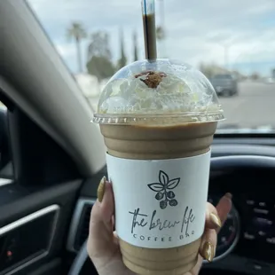 Biscoff Crunch Blended Coffee