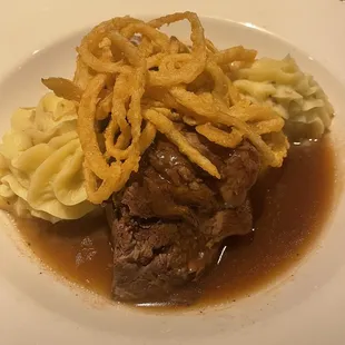 Braised short rib with potatoes