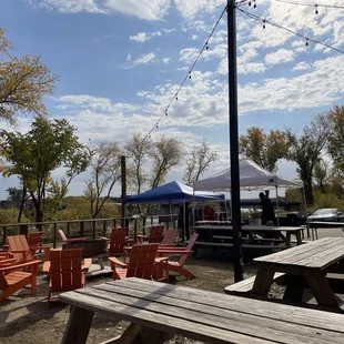 Patio on the river!