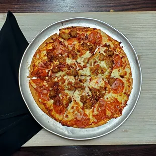 pizza, food