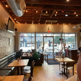 Looking toward front from end of bar