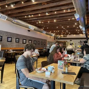 Bar to right, very open.