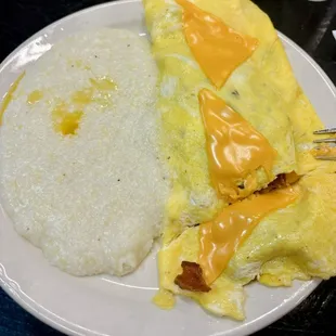 Ham and Cheese Omelette