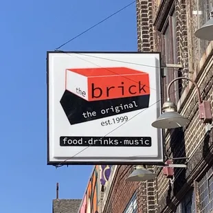 Outside signage.