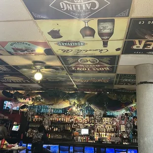 Artistic ceiling.