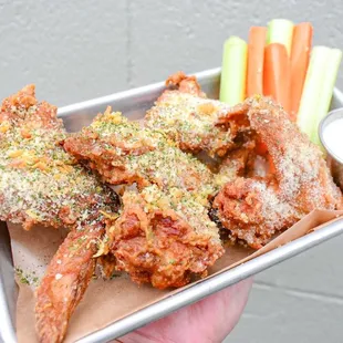 Garlic Parmesan Whole Wings