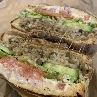 Hot Vegetarian Sandwich