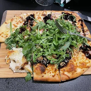 Pear and Gorgonzola. Delicious!