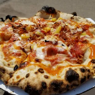 Angry Hawaiian pizza. Delicious!