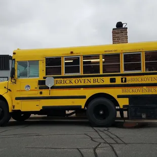 a brick oven bus