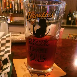great beer selection and gotta love the glass mwah great date night