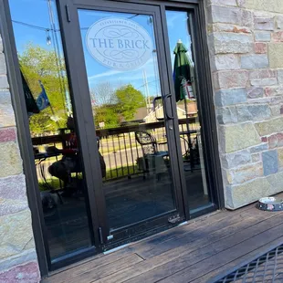 Front patio entrance