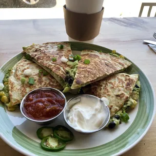 Avocado Quesadilla Wedges