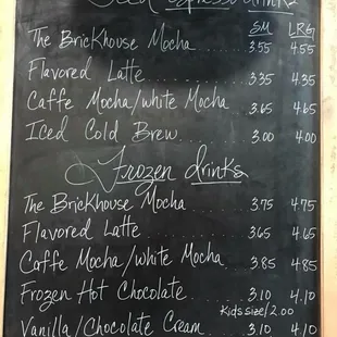 Espresso Menu#2