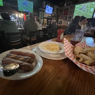 Snacks + great view of all the games