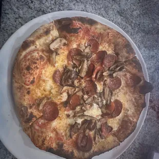 Swine and fungi-- delicious.