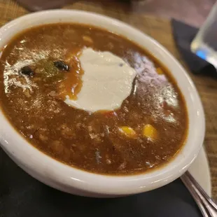 Bean soup was pretty good