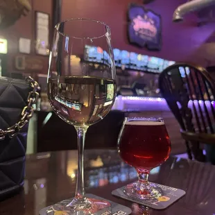 White wine &amp; cider