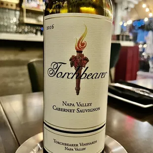 Excellent wine selection