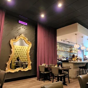 Nice fully liquored bar