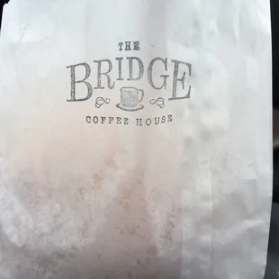 a bag of coffee