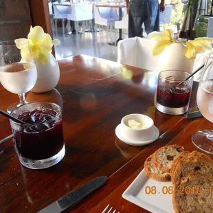 $7 Bottomless Sangria's &amp; fresh Orchids