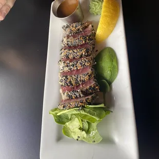 Ahi tuna appetizer