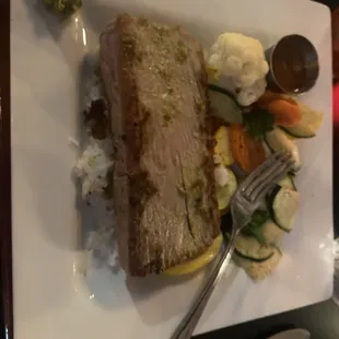 Grilled Tuna &amp; veggies.