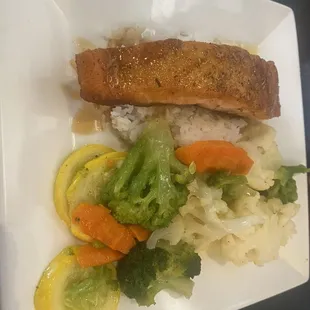 Salmon plate