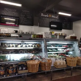 a variety of food items