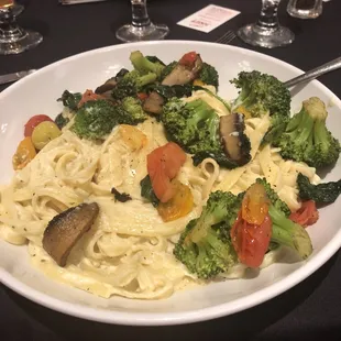 Vegetarian pasta dish