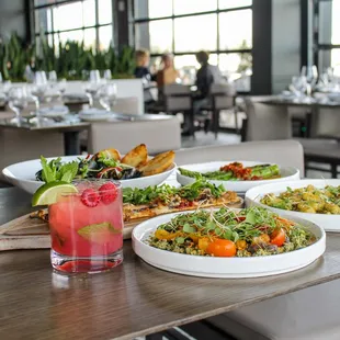 A beautiful lunch inside our modern and open concept interior.