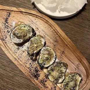 Chargrilled oysters