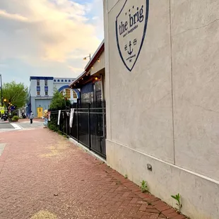 the outside of the building