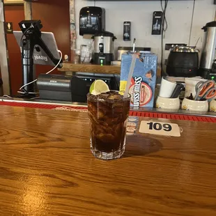 Jack &amp; Diet.  Nice and strong.