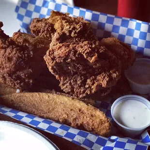 Drool. I loved the chicken + Jo Jo&apos;s.