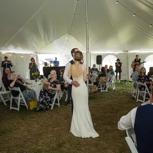 Inside the Extra Large Tent