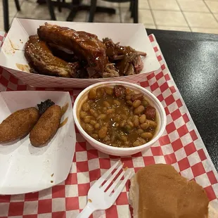 Brisket and ribs combo