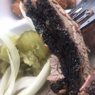 Get a hold of the bark on that brisket