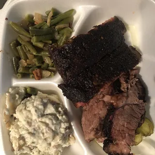 All Brisket 3 Meats Plate