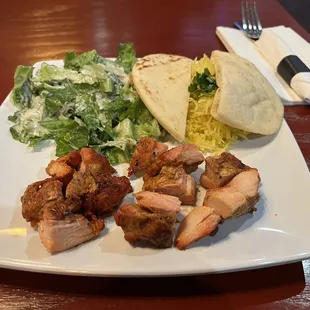 Grilled Chicken Tikka and Saffron Rice
