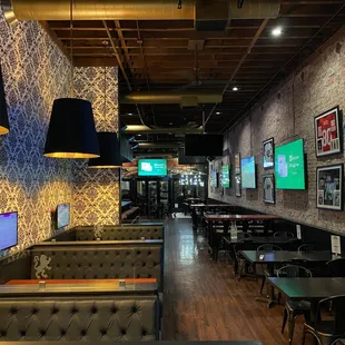 the seating area