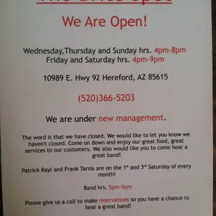 Come check us out!
