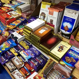 a variety of chocolates