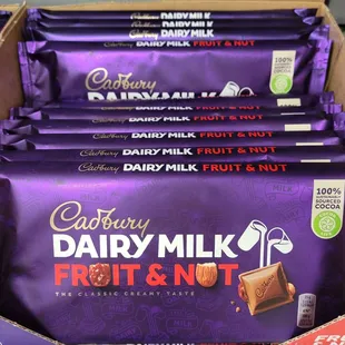 Cadbury chocolates all the way from England