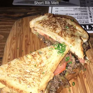 Short rib melt