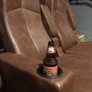 New super comfy chairs hold my beer perfectly