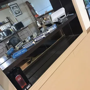 Straight razor shaves come with three hot steam towels. Facial cleanser and after shave.